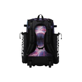 Boombah Superpack Hybrid Rolling Bat Bag - The Natural 2.0 Bat Pack Multicolor - Wheeled & Backpack Version