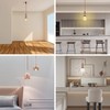 Glirowy Vintage Ceiling Pendant Light Fitting, Braided Flex E27 Lamp