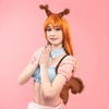 CYNOSURETECH 1 Piece Squirrel Ear Headband and 1 Piece Squirrel
