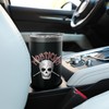 Mortician Skull with Trocar Crossbones for Embalmers Stainless Steel Insulated