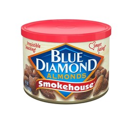 Blue Diamond 🟠 New Blue Diamond Almonds Smokehouse All Natural Crunchy Flavor Snack Nuts 6oz