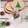 MAGICLULU 20pcs Fillable Round Transparent Clear Christmas Baubles Transparent Ball