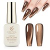 CHERIMOYA Esmalte de Uñas de Gel Ojos de Dorado Marrón