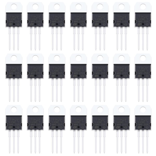 OTOTEC 30Pcs TIP122 NPN Power Transistor 5 A Transistor Triode