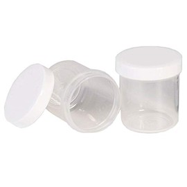 50 Cream Pots Jars Tins 10 g 12 ml Clear