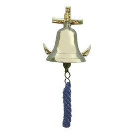 Bell with Anchor Brass - Perfect for the Maritime Decoration