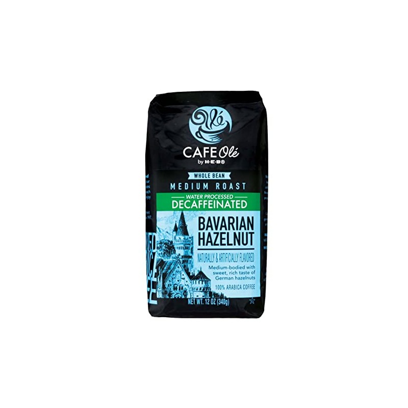 HEB Cafe Ole Whole Bean Coffee 12oz Bag (Pack of