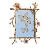 XinZhiRun Gold Frame,golden branches Textured Picture Frame,Vertical Display,Tabletop & Wall