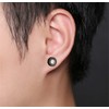 5 Pairs Stainless Steel Stud Earrings Set for Men Women