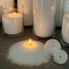 Niceme Snow Pearled Candles - 12Oz Customized Powdered Candle Sand