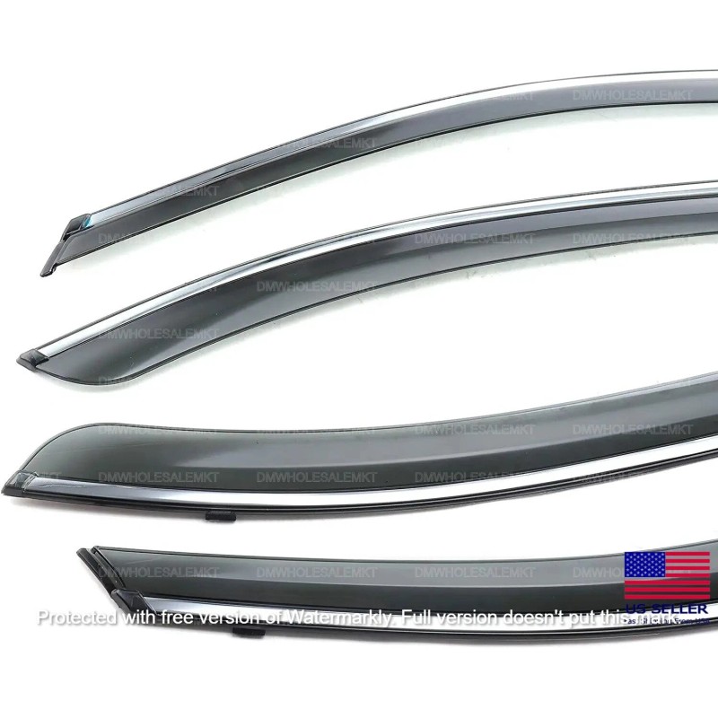Honda For 2013-2017 Honda Accord Window Visor Rain Guard Vent