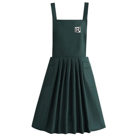 Watwass Women's Vintage Apron Dress with Pocket Waterproof Apron Long Cooking Horticulture, Colour 4