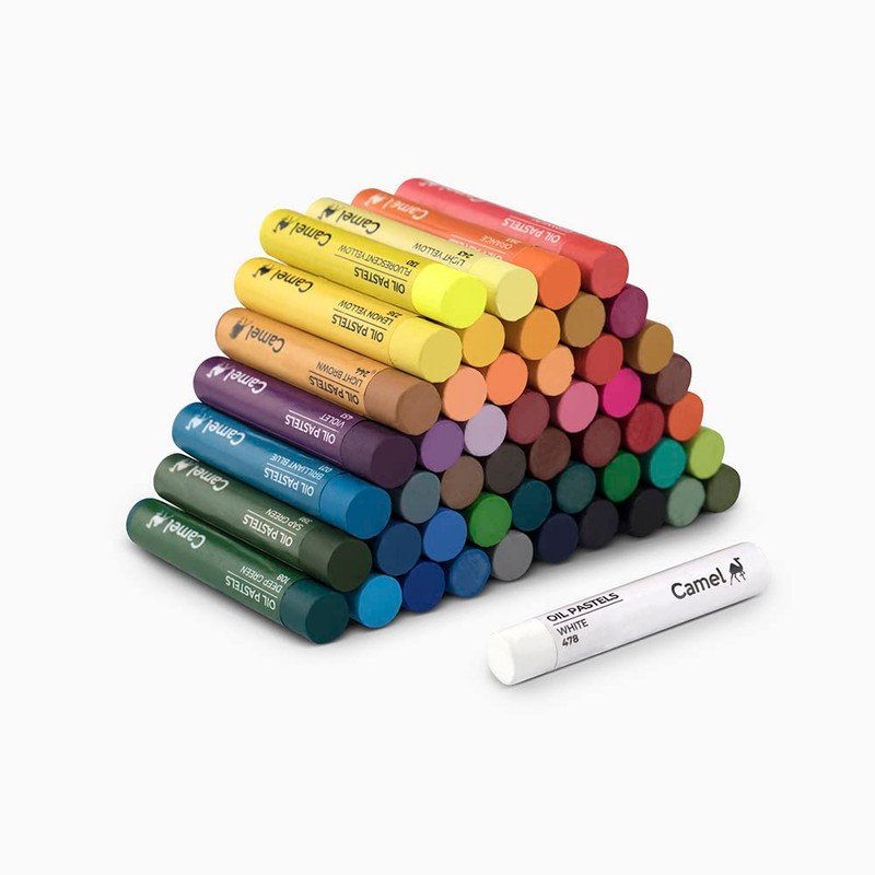 Camel Camlin Kokuyo Oil Pastel Crayons Color Assorted Colours 50