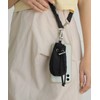Altrose Smartphone Strap, Smartphone Shoulder Strap, Pouch Included, Simple, Black