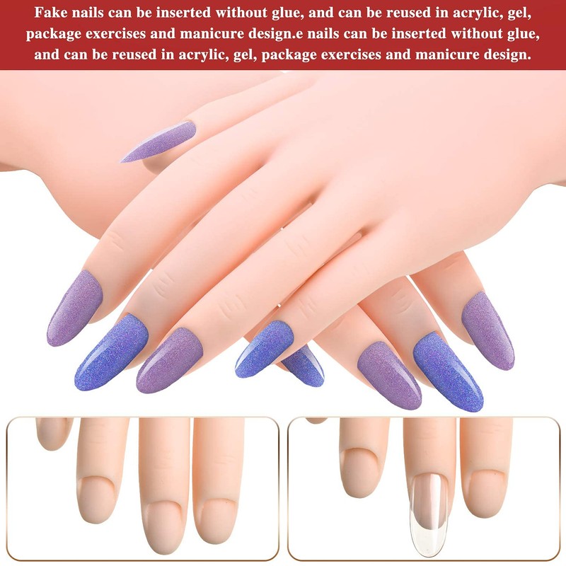 Practice Model Hand Nail Art Trainer Hand Fake Hand for