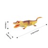 NUOBESTY 4pcs Crocodile Figurine Toy Plastic Alligator Toy Creative Artificial