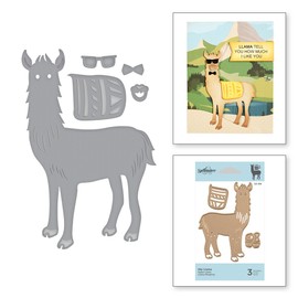Spellbinders D-Lites Hip Llama grabada/oblea Delgada
