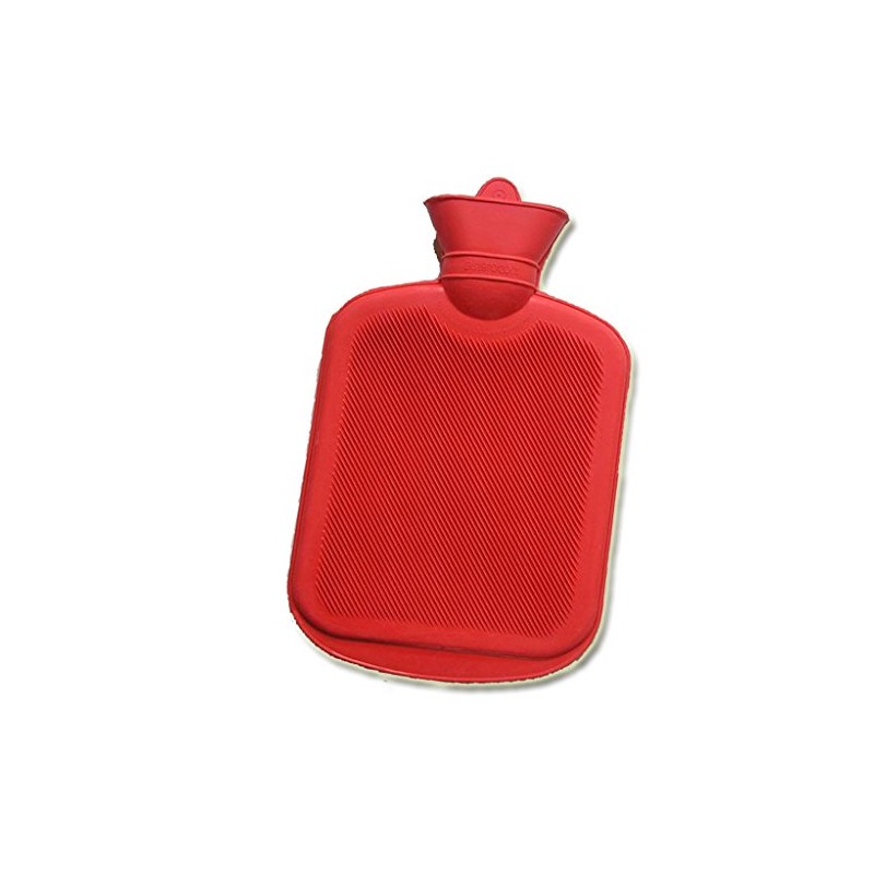 1 LITRE RED HOT WATER BOTTLE ADULTS KIDS SOFT COVER