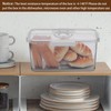 Gifhomfix Bread Box Bread Boxes for Kitchen Counter Airtight, Time