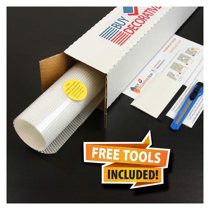 BDF 4WHD Decorative Window Film White Dot (36in X 22ft)