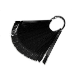 Black tips Display with 48 Tips Colour Pop Sticks Nail Art Display Fan Ring RM Beauty Nails