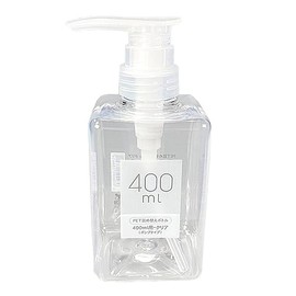 Cainz Refill Bottle, Clear, PET Pump Type, 13.5 fl oz (400 ml), Hand Soap, Refill Bottle, Refill Bottle