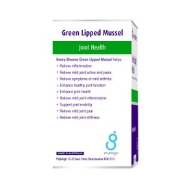 Henry Blooms 500mggreen Lipped Mussel with BioP Twin Pack