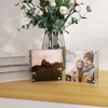 Hongtuocb 3x3 Acrylic Picture Frame 2 Pack, Square Acrylic Photo