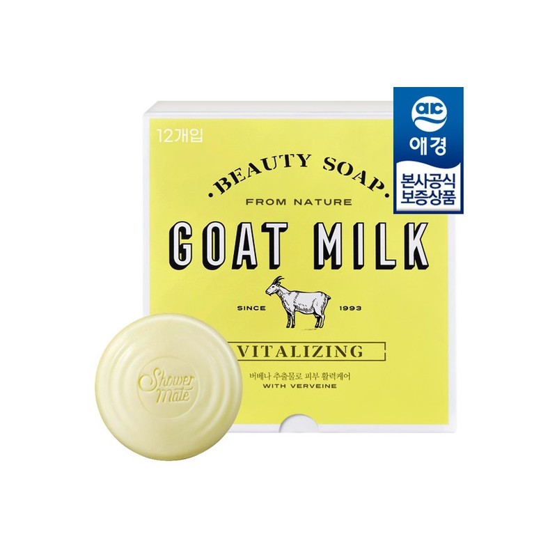 Shower Mate [Aekyung] Goat Milk Soap 90g 12-pack x1 -