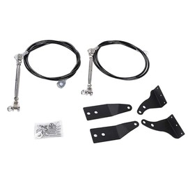 KACEPAR Adjustable Limb Riser Kit, Car Obstacle Rope Branch Line Limb Riser, Car Limb Riser Scale Crawler Compatible with Jeep Wrangler TJ 1997-2006, JL 2018-2020, JK 2007-2017