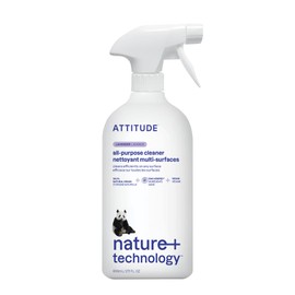 ATTITUDE All Purpose Cleaner Spray, EWG Verified, Vegan, Made with 94% Plant-Based Ingredients, Streak-Free for Kitchen, Bathroom, Glass & More, Lavender Scent, 27.1 Fl Oz