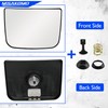 Heated Lower Convex Mirror Glass Compatible with 2008-2017 Freightliner Cascadia