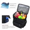 MIYCOO Lunch Bag & Lunch Box for Men Women, Double