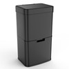 Ufurpie 16 Gallon Double Layer Trash Can with Automatic Lid,
