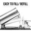MASTER FENG 2.5 LBS Sausage Stuffer Horizontal Stainless Steel Stuffing
