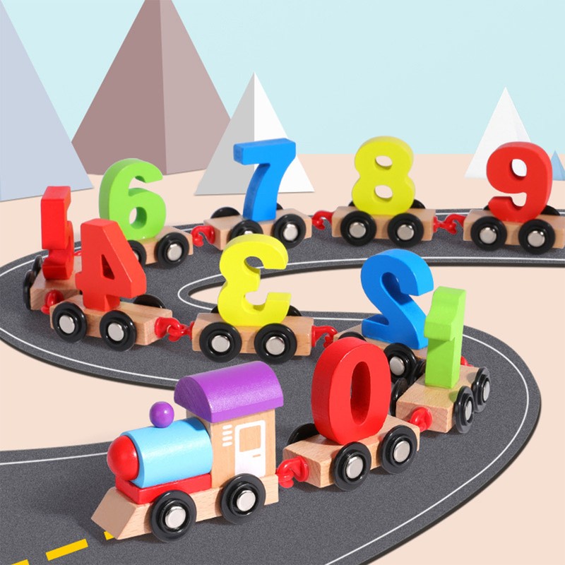 11 Sections Number Train Toy Early Educational Counting Number Train