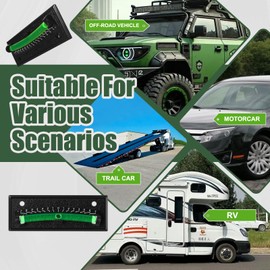 2-Pack RV Level Bubble, High Visibility Graduated Scale Leveling System for RV, Camper, Trailer, Motorhome - Precision Adhesive Mounted Level with Dual Installation (Screws & Adhesive)