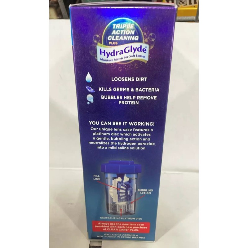 Clear Care Plus 3% Hydrogen Peroxide Cleaning & Disinfecting Solution