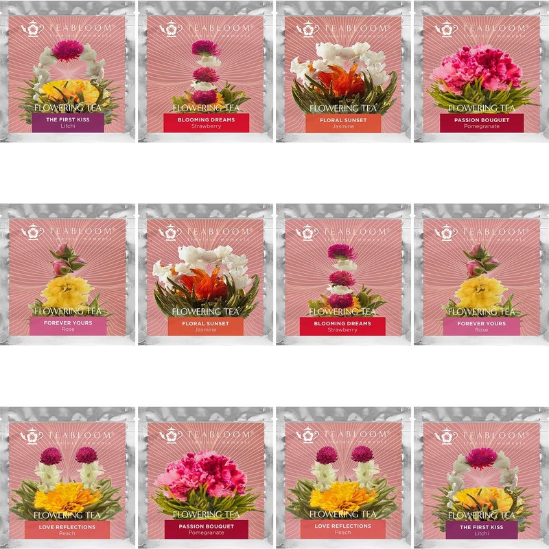 Teabloom - Tés con flores en forma de corazón -