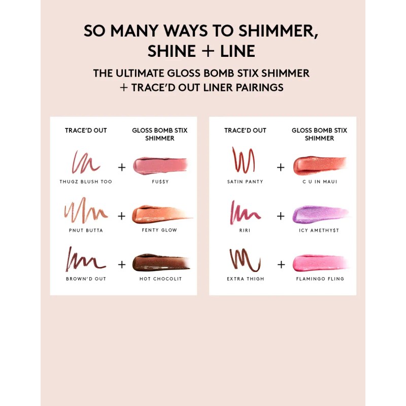 Fenty Beauty Gloss Bomb Stix High-shine Gloss Stick Gloss Shimmering