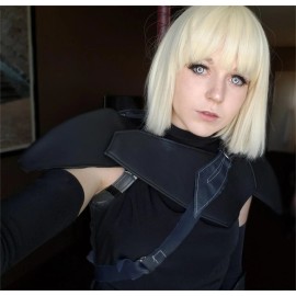 WigsA Blonde Heat Resistant Synthetic Hair Bob Straight Costume Wig With Fringe