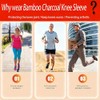Bamboo Charcoal Compression Knee Sleeve for Arthritis & Runners –