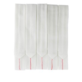 AN Long Strainer Rope, 5 Pieces, White, Waist Strap, Muslin, Length Approx. 8.9 ft (2 m) 41 cm, White, Dressing Accessories, Unisex, white