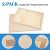 Falling in Art Unfinished Birch Wood Panels Kit for Painting,