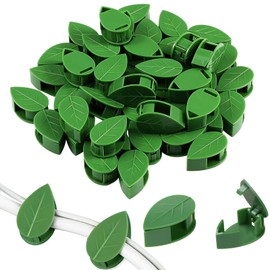AONAYO 50 Stück Pflanzenclips,Pflanzen Wandhalterung,Pflanzen Clips,Pflanzenhalter Wand,Selbstklebende Pflanzenhalterung,Rankhilfe Efeutute,Ranken-Haken Für Gartenarbeit, Pflanzenstützung