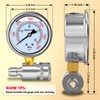 Boltigen Pressure Washer Gauge Kit, Pressure Gauge for Power Washer