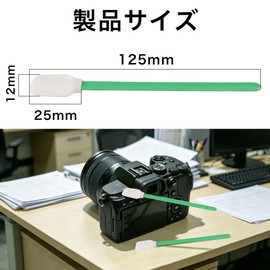 winova プリンターレンズ用 静電気防止 精密クリーニング綿棒 フラットヘッド全長125mm 細隙掃除 汚染除去 30個入