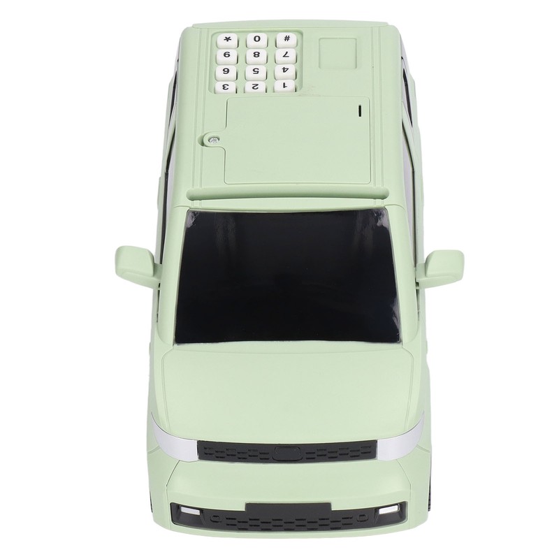 Electronic Car Money Bank Simulation Model Car Automatic Rolling Fingerprint