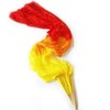 WEISIPU 1.8m Belly Dance Fan Handmade Bamboo Fans Artificial Silk