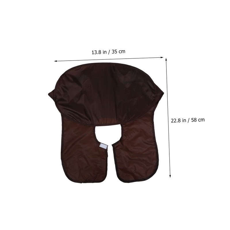 FOMIYES Portable Hair Cut Cape Waterproof Shaving Cape Multipurpose Hairdressing